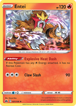 Entei #21 Crown Zenith