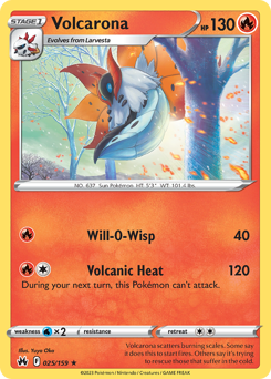Volcarona #25 Crown Zenith