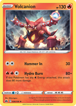 Volcanion #26 Crown Zenith