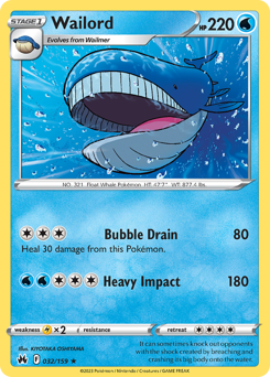 Wailord #32 Crown Zenith