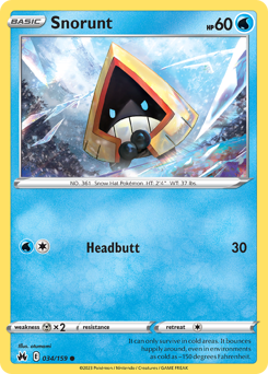 Snorunt #34 Crown Zenith