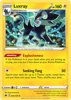 Luxray #44 Crown Zenith