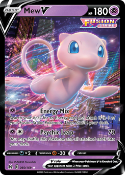 Mew V #60 Crown Zenith