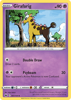 Girafarig #61 Crown Zenith