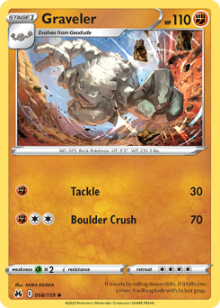 Graveler #68 Crown Zenith