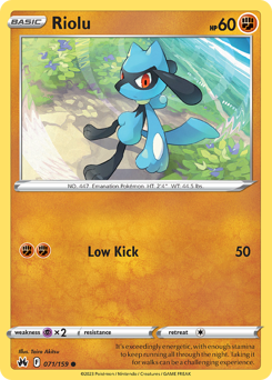Riolu #71 PSA 10