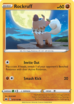 Rockruff #73 Crown Zenith