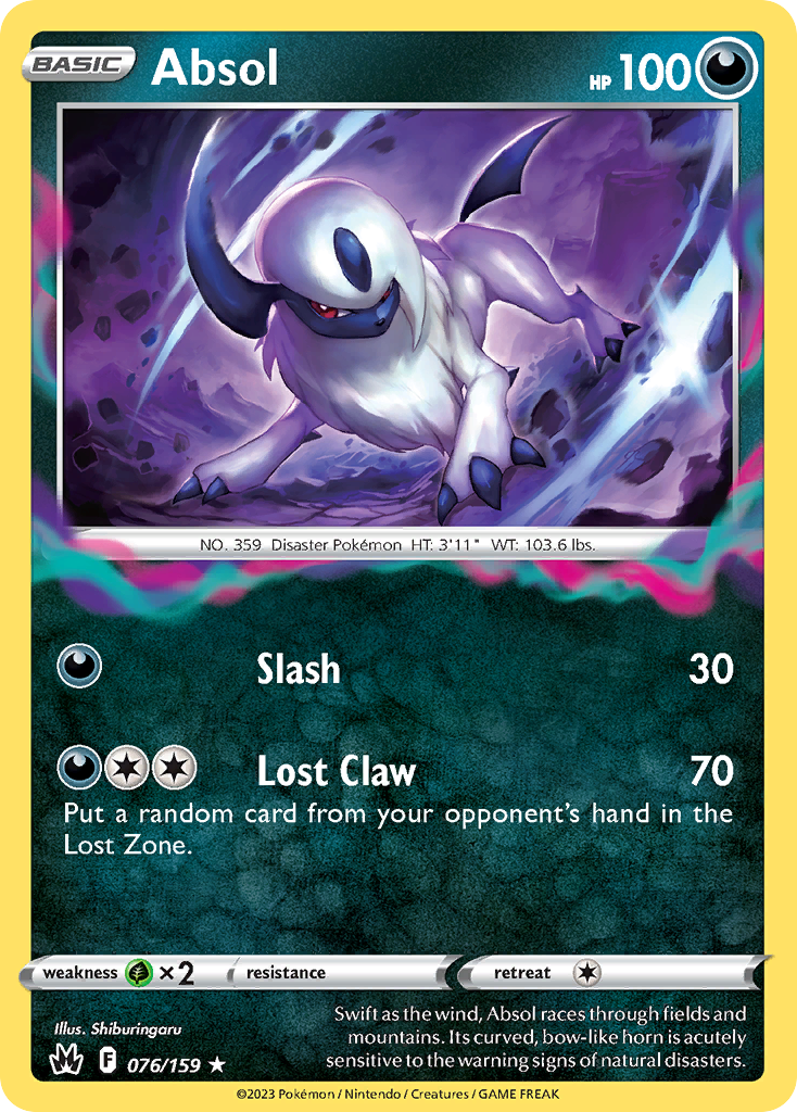 Absol #76 Crown Zenith