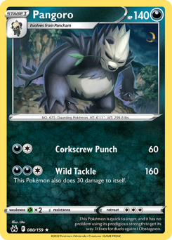 Pangoro #80 Crown Zenith