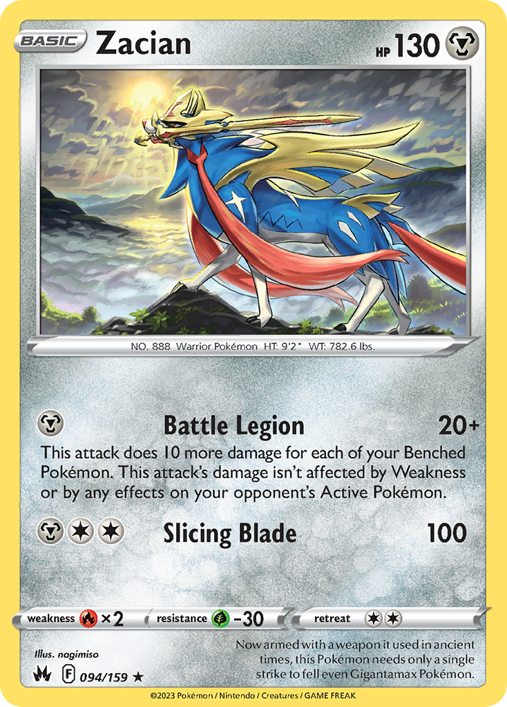 Zacian #94 Crown Zenith
