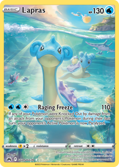 Lapras #GG05 Crown Zenith Galarian Gallery