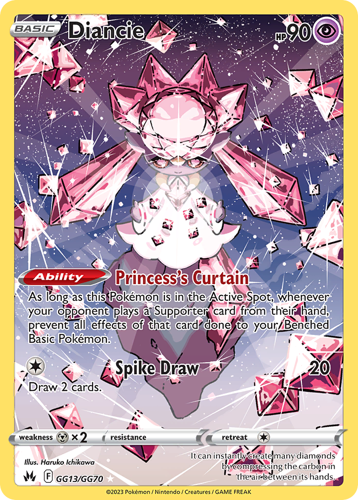 Diancie #GG13 Crown Zenith Galarian Gallery