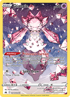 Diancie #GG13 Crown Zenith Galarian Gallery