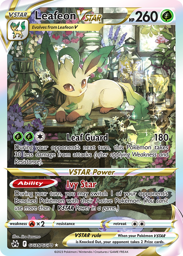 Leafeon VSTAR #GG35 Crown Zenith Galarian Gallery
