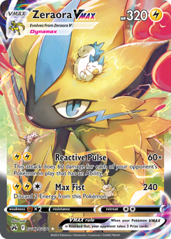 Zeraora VMAX #GG42 Crown Zenith Galarian Gallery