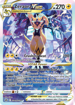 Zeraora VSTAR #GG43 Crown Zenith Galarian Gallery