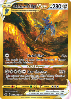 Origin Forme Dialga VSTAR #GG68 Crown Zenith Galarian Gallery