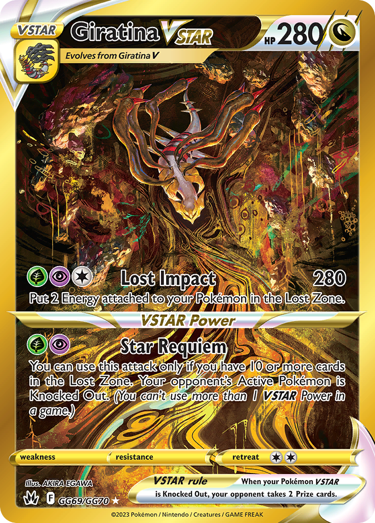 Giratina VSTAR #GG69 Crown Zenith Galarian Gallery