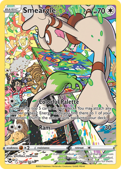 Smeargle #TG10 Silver Tempest Trainer Gallery