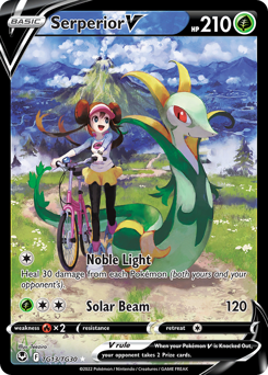 Serperior V #TG13 Silver Tempest Trainer Gallery