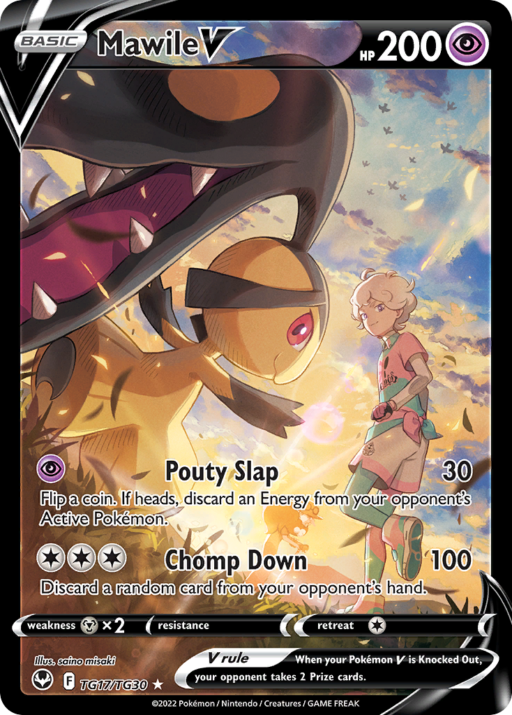 Mawile V #TG17 Silver Tempest Trainer Gallery