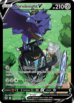Corviknight V #TG18 Silver Tempest Trainer Gallery