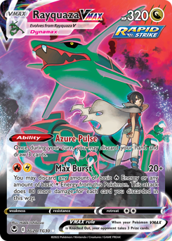 Rayquaza VMAX #TG20 Silver Tempest Trainer Gallery
