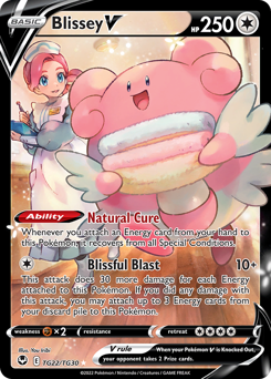 Blissey V #TG22 Silver Tempest Trainer Gallery
