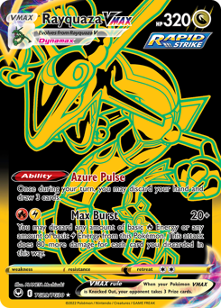 Rayquaza VMAX #TG29 Silver Tempest Trainer Gallery