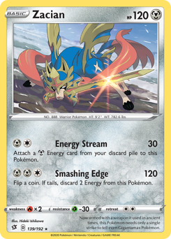 Zacian #139 Rebel Clash