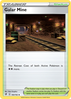 Galar Mine #160 Rebel Clash
