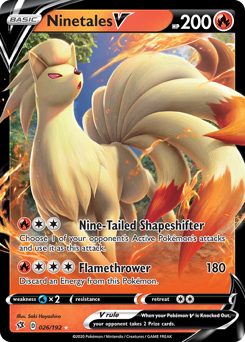 Ninetales V #26 Rebel Clash