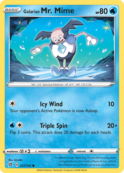Galarian Mr. Mime #37 Rebel Clash