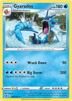 Gyarados #40 Rebel Clash