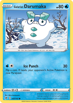Galarian Darumaka #47 Rebel Clash