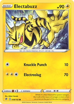 Electabuzz #58 PSA 10