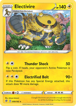 Electivire #59 Rebel Clash