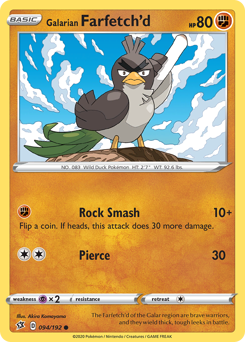 Galarian Farfetch'd #94 Rebel Clash