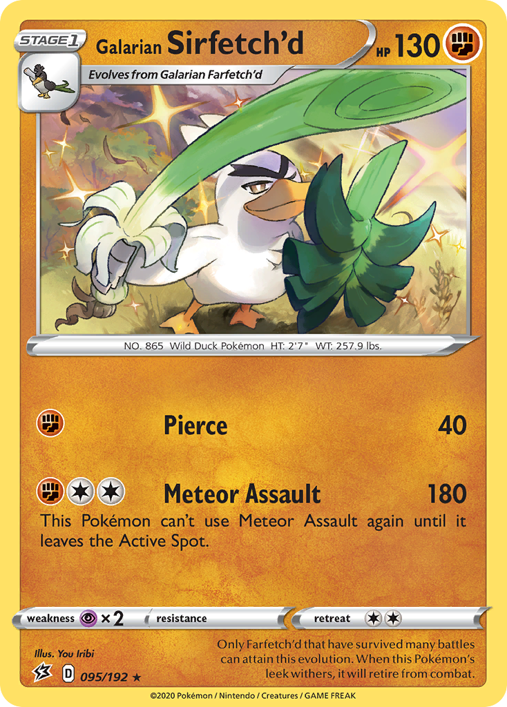 Galarian Sirfetch'd #95 Rebel Clash