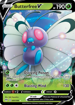 Butterfree V #1 Darkness Ablaze