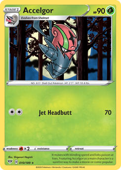 Accelgor #10 Darkness Ablaze