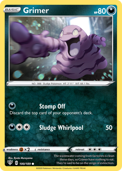 Grimer #100 Darkness Ablaze