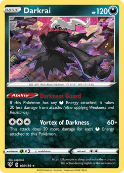 Darkrai #105 Darkness Ablaze