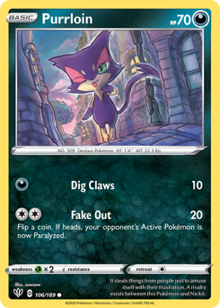 Purrloin #106 Darkness Ablaze