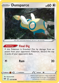 Dunsparce #137 PSA 10