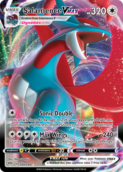 Salamence VMAX #144 Darkness Ablaze