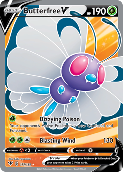 Butterfree V #177 Darkness Ablaze