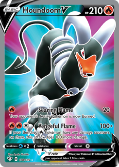 Houndoom V #178 Darkness Ablaze