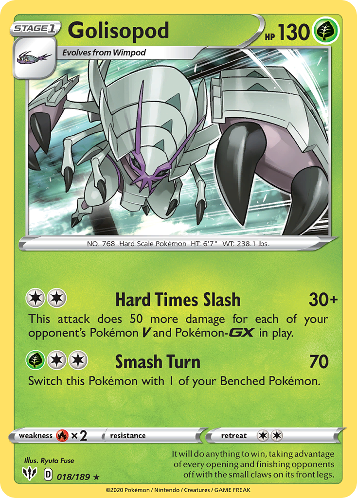 Golisopod #18 Darkness Ablaze