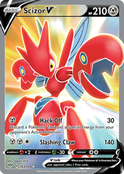 Scizor V #183 Darkness Ablaze
